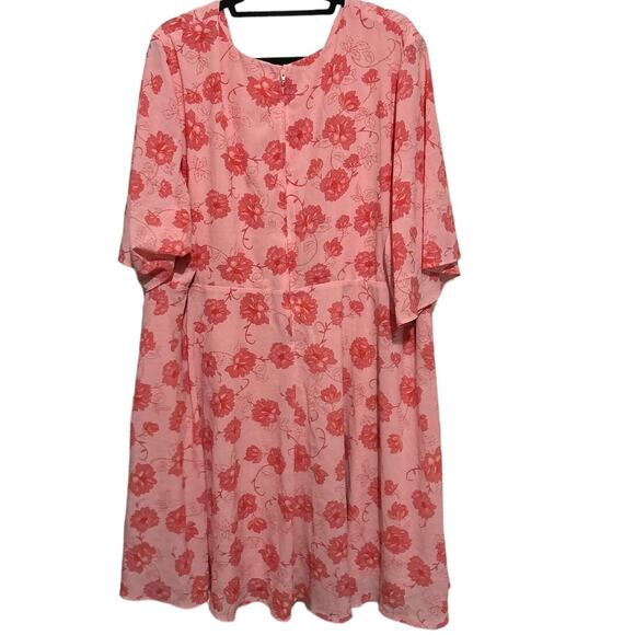 Torrid Georgette Wrap Dress 28 4XL - Picture 4 of 4